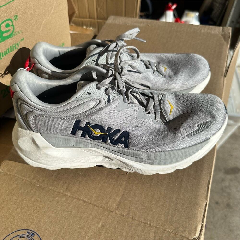 HOKA Gaviota 6 Men's Stability Road Running Shoes Gray Size 10 D US | EUC